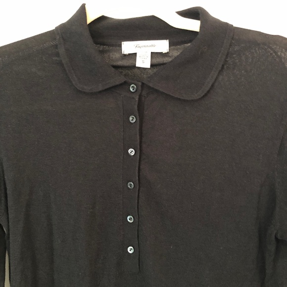 Faconnable light weight sweater with button detail - Picture 5 of 8